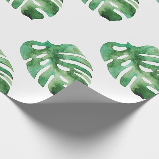Papier Cadeau Motif Monstera Leaf (Coin)