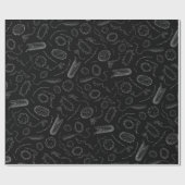 Papier Cadeau Motif mortel des maladies (Plat)