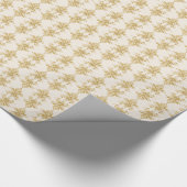 Papier Cadeau Motif motif égyptien d'or (Coin)
