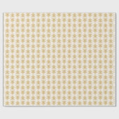 Papier Cadeau Motif motif égyptien d'or (Plat)