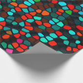 Papier Cadeau Motif multicolore coloré (Coin)