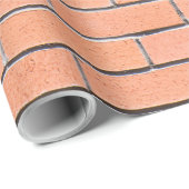 Papier Cadeau Motif mur de briques (Coin rond)