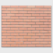 Papier Cadeau Motif mur de briques (Plat)