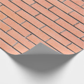 Papier Cadeau Motif mur de briques (Coin)
