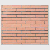 Papier Cadeau Motif mur en brique (Plat)