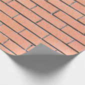 Papier Cadeau Motif mur en brique (Coin)