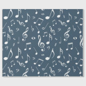 Papier Cadeau Motif musical (Plat)