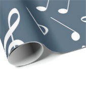 Papier Cadeau Motif musical (Coin rond)