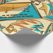 Papier Cadeau Motif musical (Coin)