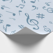 Papier Cadeau Motif musical (Coin)
