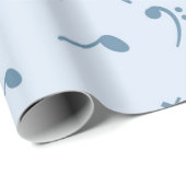 Papier Cadeau Motif musical (Coin rond)