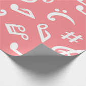 Papier Cadeau Motif musical (Coin)