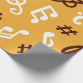 Papier Cadeau Motif musical (Coin)