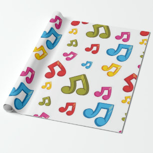 Papier Cadeau Motif musical