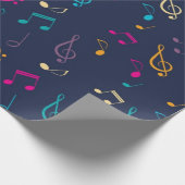 Papier Cadeau Motif musical (Coin)