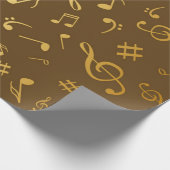 Papier Cadeau Motif musical (Coin)