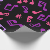 Papier Cadeau Motif musical (Coin)