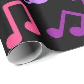 Papier Cadeau Motif musical (Coin rond)