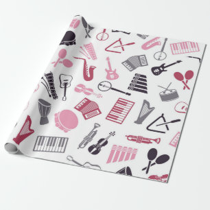 Papier Cadeau Motif musical