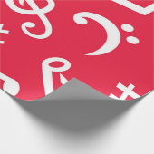 Papier Cadeau Motif musical (Coin)