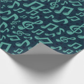 Papier Cadeau Motif musical (Coin)