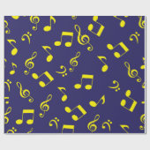 Papier Cadeau Motif musical (Plat)