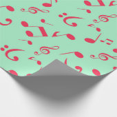 Papier Cadeau Motif musical (Coin)