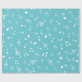 Papier Cadeau Motif musical (Plat)