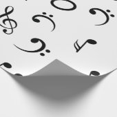 Papier Cadeau Motif musical (Coin)