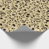 Papier Cadeau Motif musical (Coin)