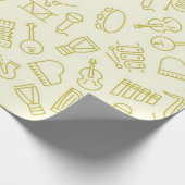 Papier Cadeau Motif musical (Coin)