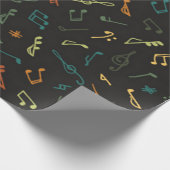 Papier Cadeau Motif musical (Coin)