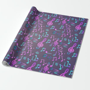 Papier Cadeau Motif musical