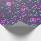 Papier Cadeau Motif musical (Coin)