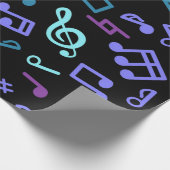 Papier Cadeau Motif musical (Coin)
