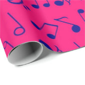 Papier Cadeau Motif musical (Coin rond)