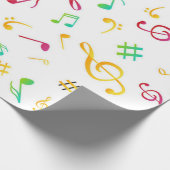 Papier Cadeau Motif musical (Coin)