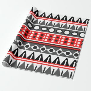 Papier Cadeau Motif natif Aztec