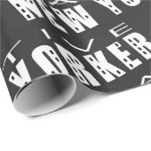 Papier Cadeau Motif natif du New Yorker (Coin rond)