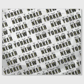 Papier Cadeau Motif natif du New Yorker (Plat)