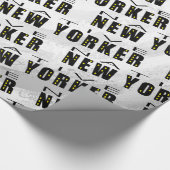Papier Cadeau Motif natif du New Yorker (Coin)