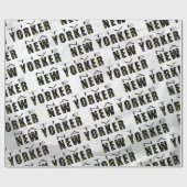 Papier Cadeau Motif natif du New Yorker (Plat)
