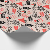 Papier Cadeau Motif national de style ukrainien (Coin)