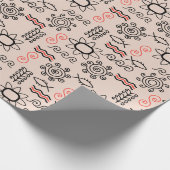 Papier Cadeau Motif national de style ukrainien (Coin)