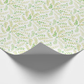 Papier Cadeau Motif Naturel Fern Vert clair Toutes les occasions (Coin)