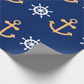 Papier Cadeau Motif nautique (Coin)