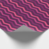 Papier Cadeau Motif Neon Sunset Chevron (Coin)