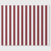 Papier Cadeau Motif Noël Rouge et Blanc (Plat)