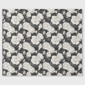 Papier Cadeau Motif noir et blanc (Plat)