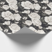 Papier Cadeau Motif noir et blanc (Coin)